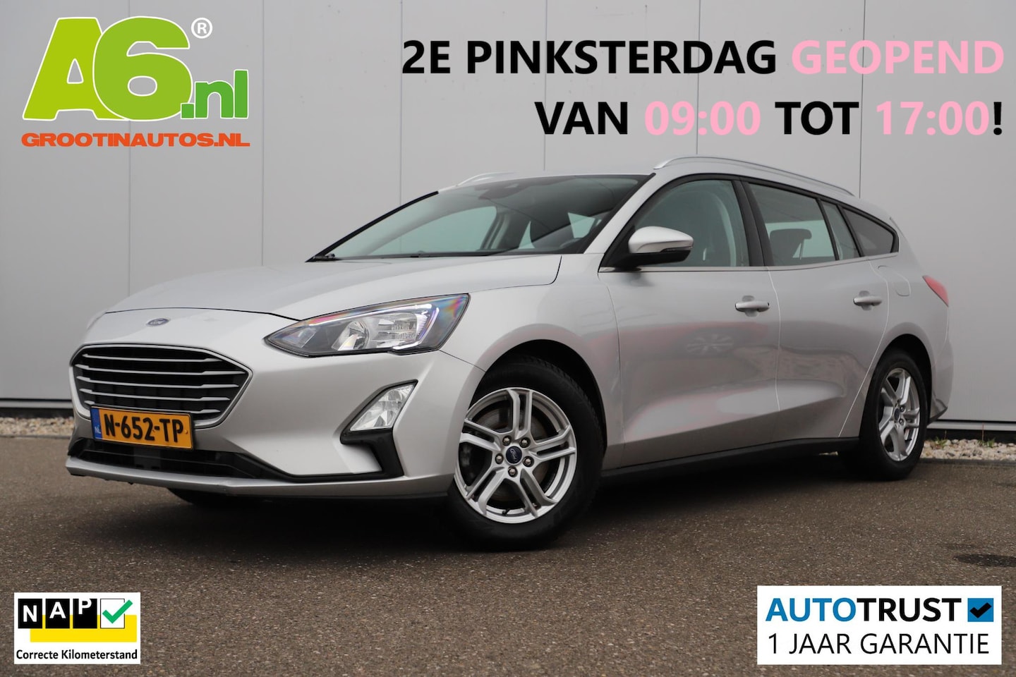 Ford Focus Wagon - 1.0 EcoBoost Trend Edition Business Navigatie Achteruitrijcamera Carplay Android Parkeerse - AutoWereld.nl