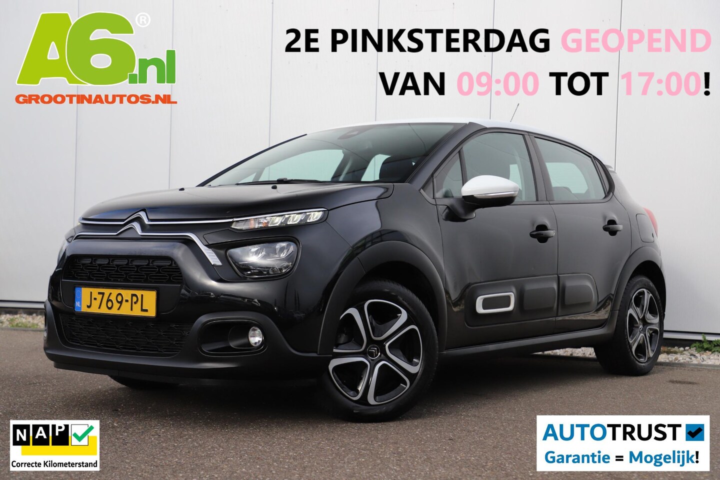 Citroën C3 - 1.2 PureTech Feel Carplay Android Navigatie Climate Cruise Control Rijstrooksensor Parkeer - AutoWereld.nl
