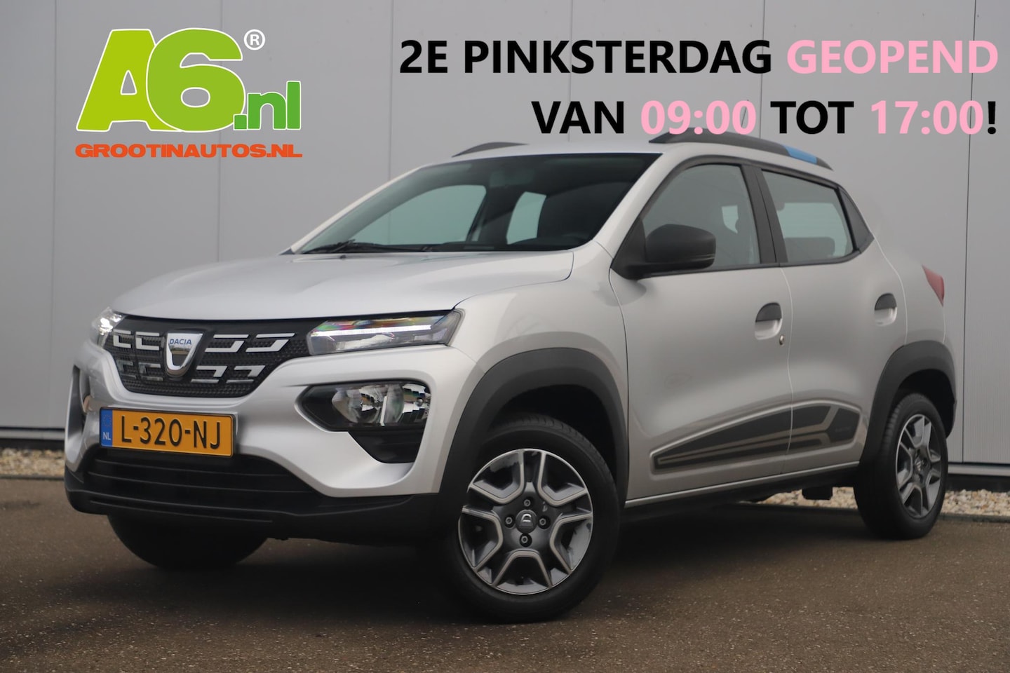 Dacia Spring - Business 27 kWh Automaat Leder Navigatie Camera Airco Cruise 14 inch LMV Elektrische Ramen - AutoWereld.nl
