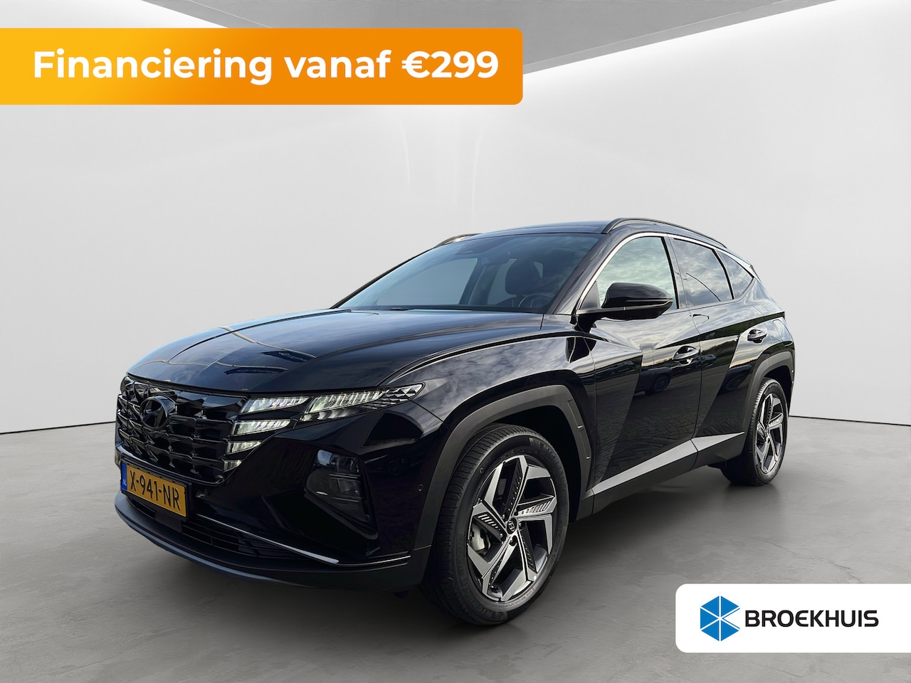 Hyundai Tucson - 1.6 T-GDI 265pk PHEV Premium Sky 4WD (299,- p/m Demo Deal!) | Leder | Carplay | Climate | - AutoWereld.nl
