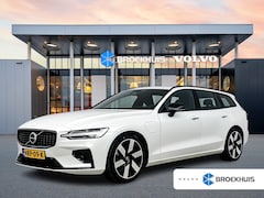 Volvo V60 - T6 Recharge Ultra Dark | 19" | Sportstoelen | Trekhaak | Panoramadak | 360 Camera | Head-u