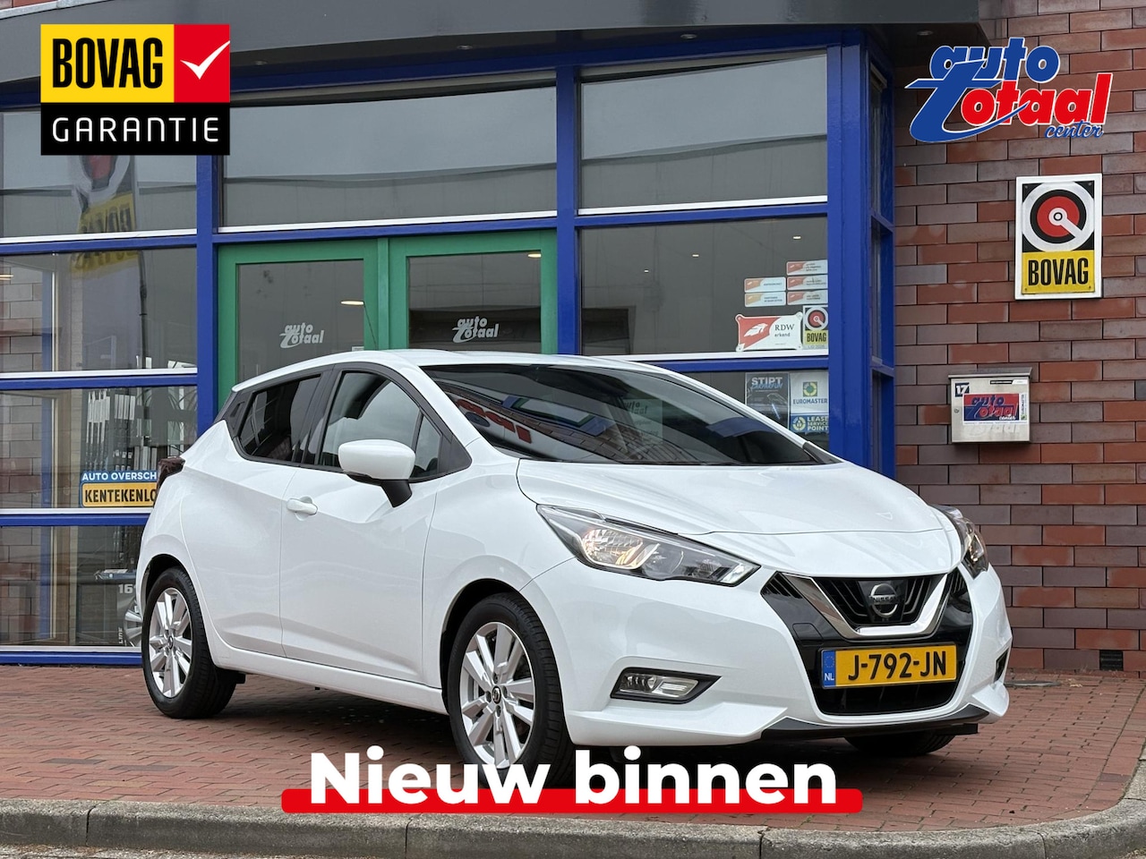 Nissan Micra - 1.0 IG-T N-Connecta Parkeer sensoren Airco - AutoWereld.nl