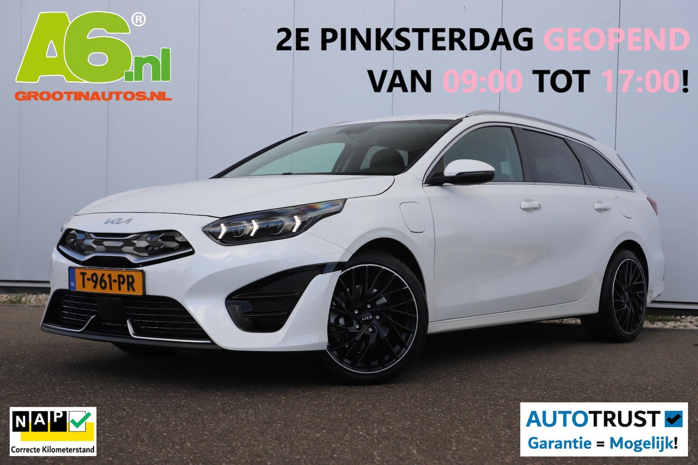 Kia Cee'd Sportswagon - Ceed 1.6 GDI PHEV DynamicPlusLine 18 inch LMV Navigatie Carplay Android Achteruitrijcamera - AutoWereld.nl