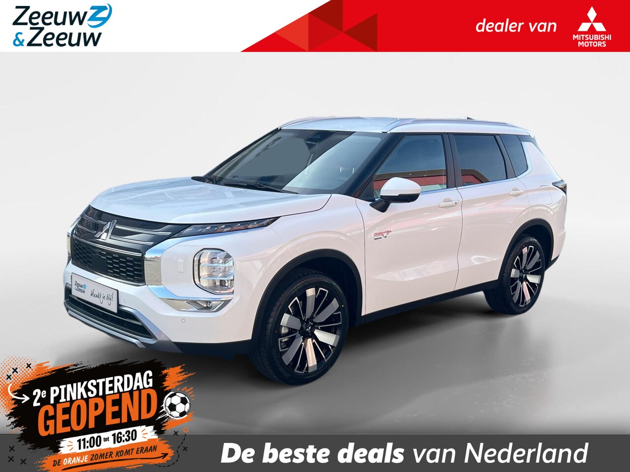 Mitsubishi Outlander - 2.4 PHEV First Edition € 7.500 euro korting eigen voorraad| 8 jaar garantie| Snel leverbaa - AutoWereld.nl
