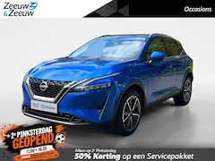 Nissan Qashqai - 1.3 MHEV Tekna Apple Carplay/Android Auto , navigatiesysteem full map , elektrisch bedienb