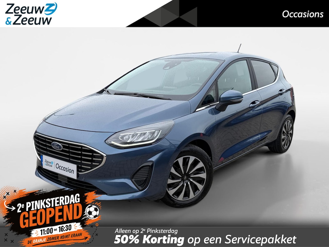 Ford Fiesta - 1.0 EcoBoost Hybrid Titanium |Winter-pack | Adaptive Cruise Control | Achteruitrijcamera | - AutoWereld.nl