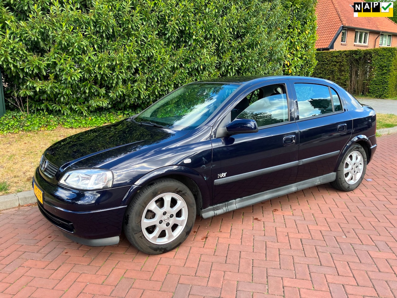 Opel Astra - 1.6 Njoy goede airco rijd heerlijk apk tot 2-2027 fijne auto 5 deurs - AutoWereld.nl