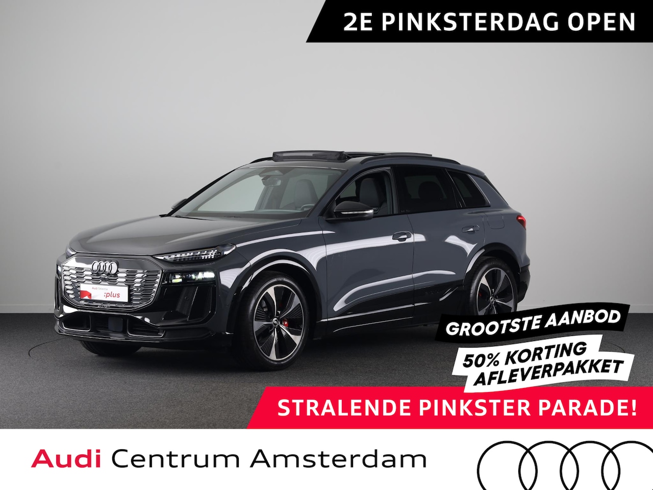 Audi Q6 SQ6 e-tron - quattro 100 kWh 490pk | Panoramadak | B&O Audio | Electrisch verstelbare voorstoelen + geh - AutoWereld.nl