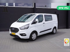 Ford Transit Custom - 2.0 TDCI Dubbele Cabine EURO 6 - Airco - Cruise - PDC - € 13.900, - Excl
