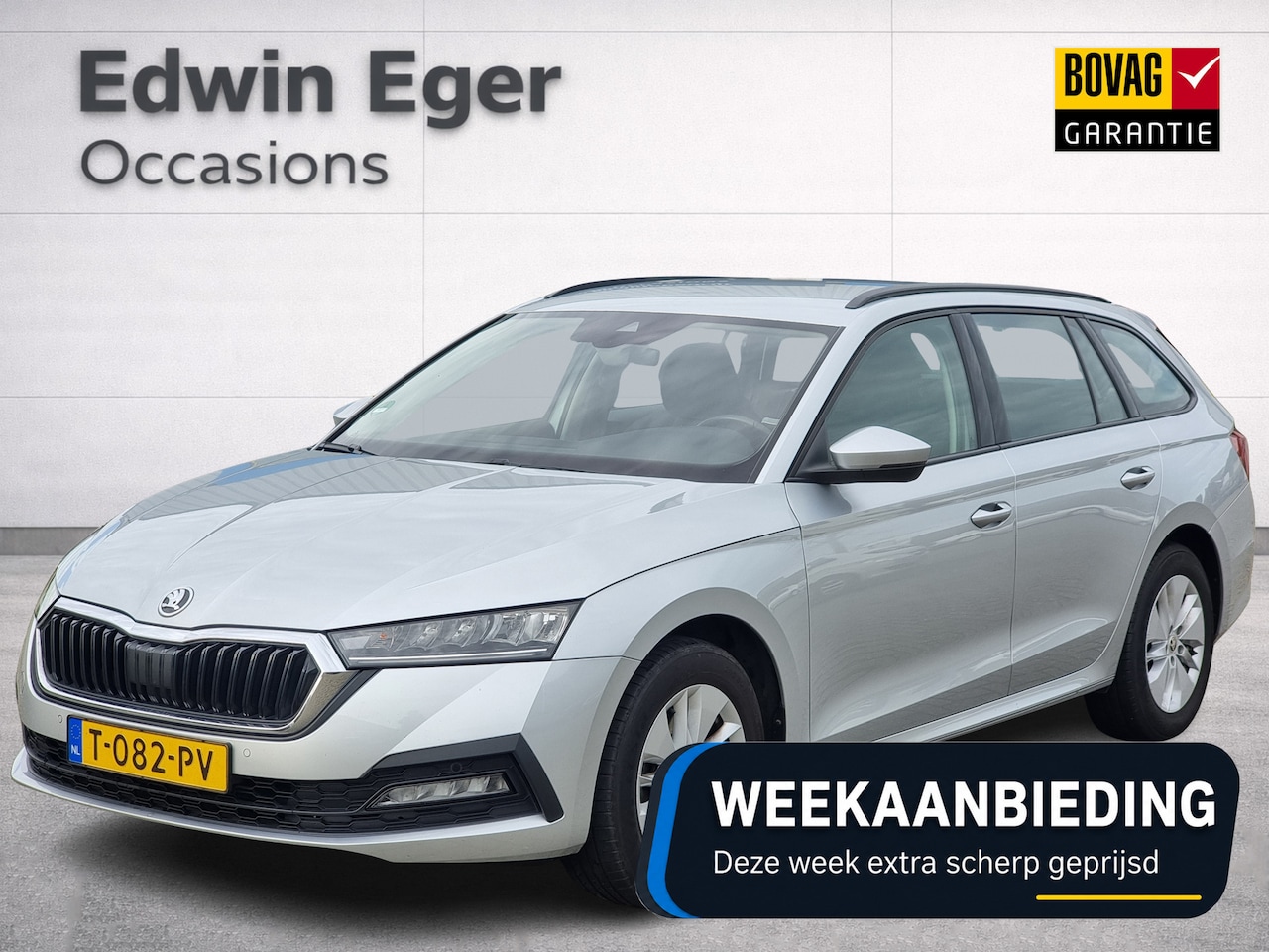 Skoda Octavia Combi - 1.0 e-TSI Business Edition | Cruise control | Apple car play | Android auto | 12 maanden g - AutoWereld.nl