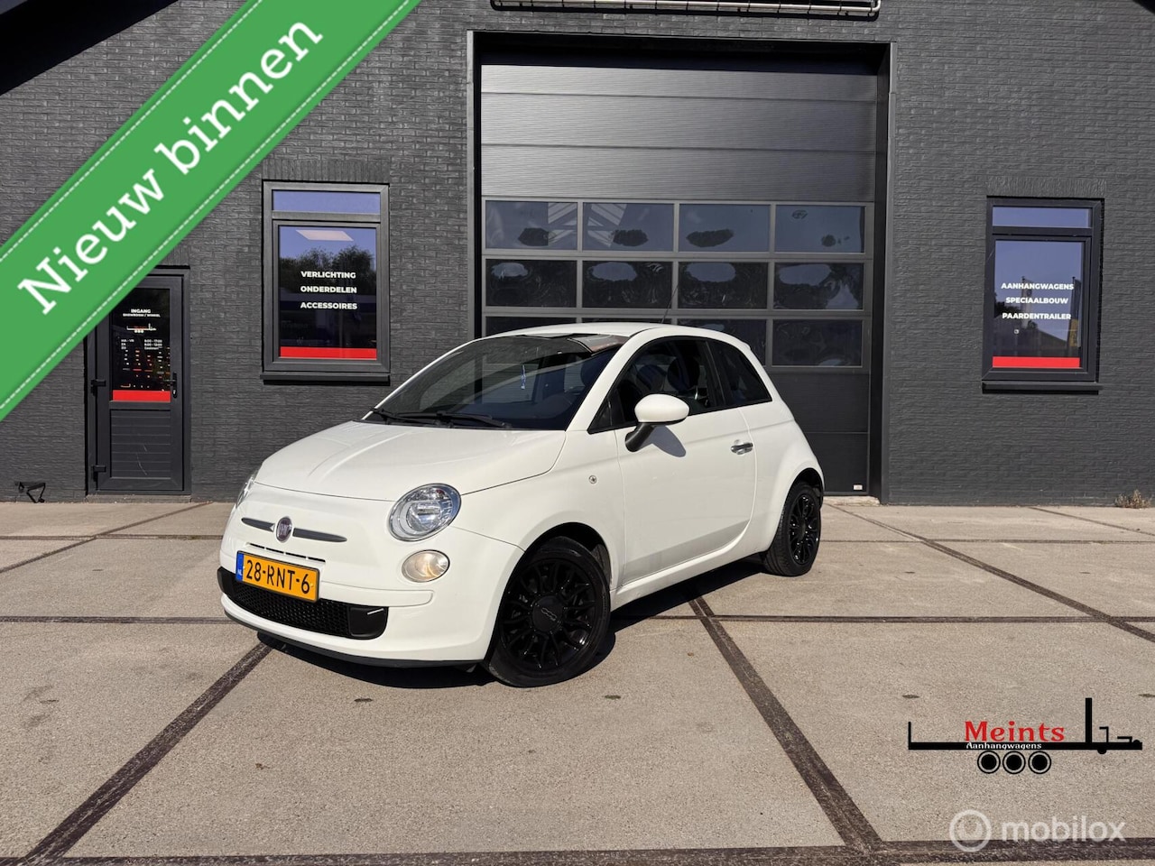 Fiat 500 - 0.9 TwinAir Trubo Airco Elek ramen 2011 Wit - AutoWereld.nl