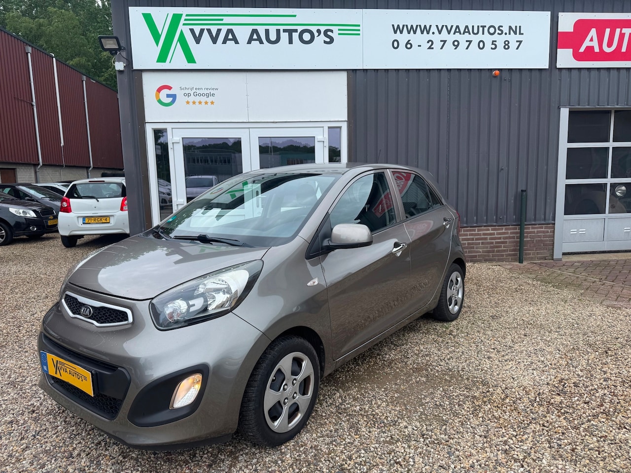 Kia Picanto - 1.0 CVVT Airco 1.0 CVVT airco, elektr ramen, bluetooth, APK 11-2026! - AutoWereld.nl