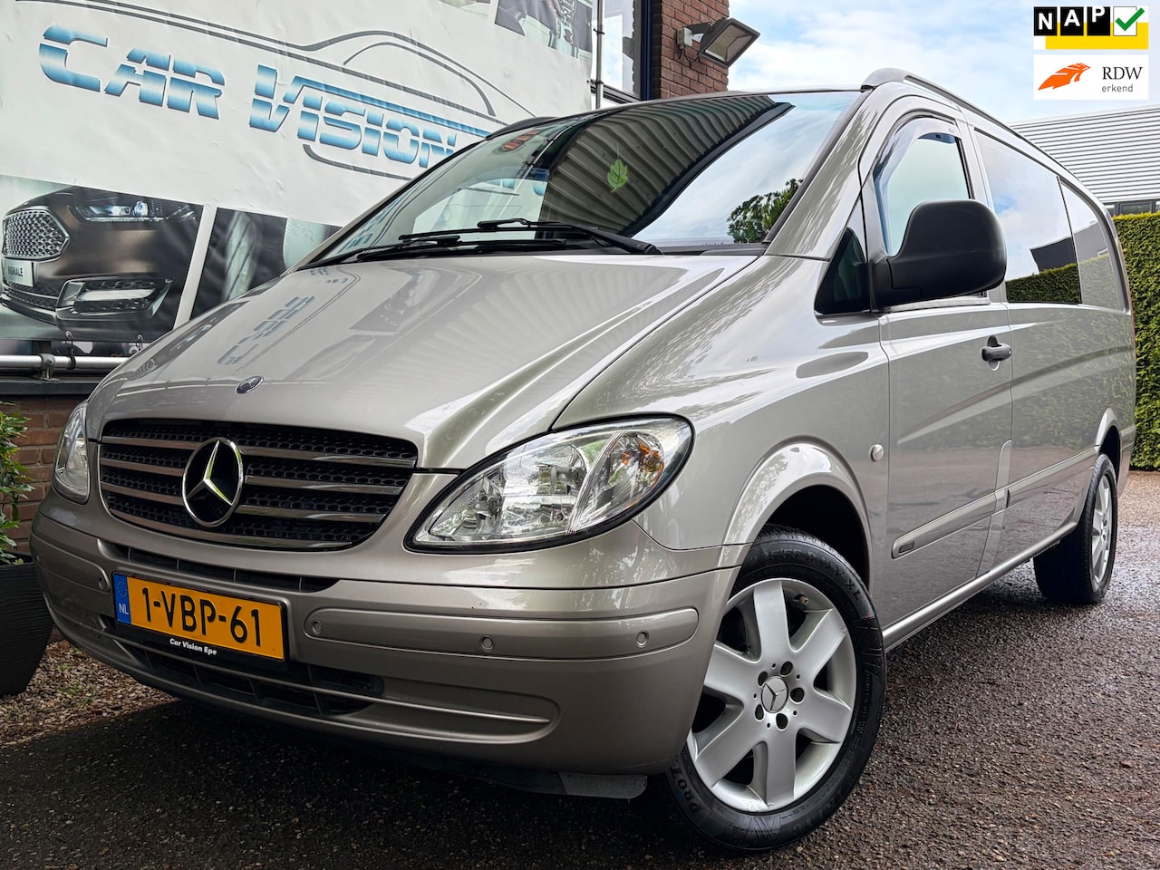 Mercedes-Benz Vito - 109 CDI 320 Lang DC Amigo luxe|Airco|Trekhaak|PDC| - AutoWereld.nl