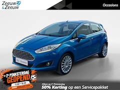 Ford Fiesta - 1.0 EcoBoost Titanium | Dealeronderhouden | Lichtmetalen velgen | Parkeer sensoren | Clima