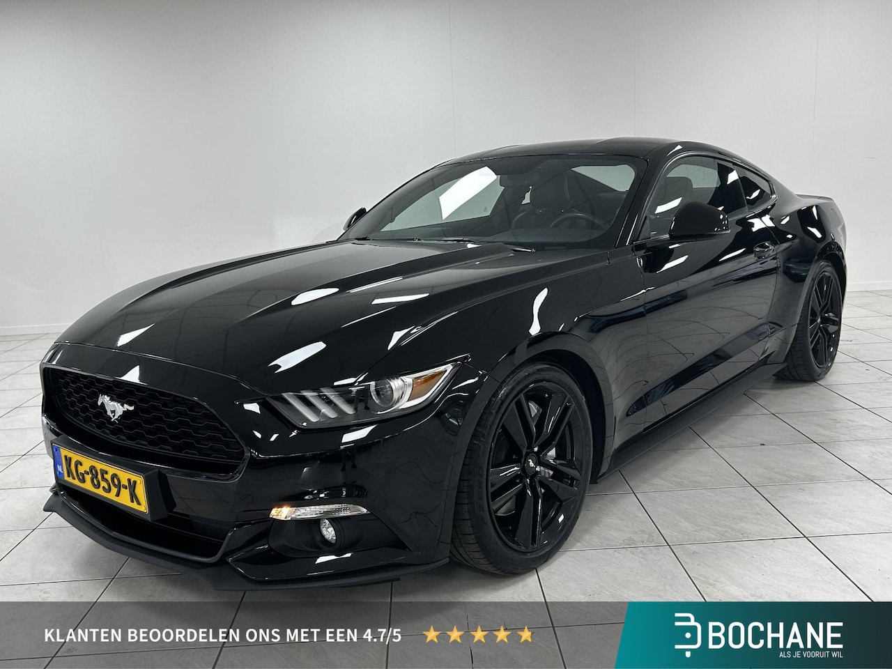 Ford Mustang Fastback - 2.3 EcoBoost NAVIGATIE | ACHTERUITRIJCAMERA | LEDEREN BEKLEDING - AutoWereld.nl