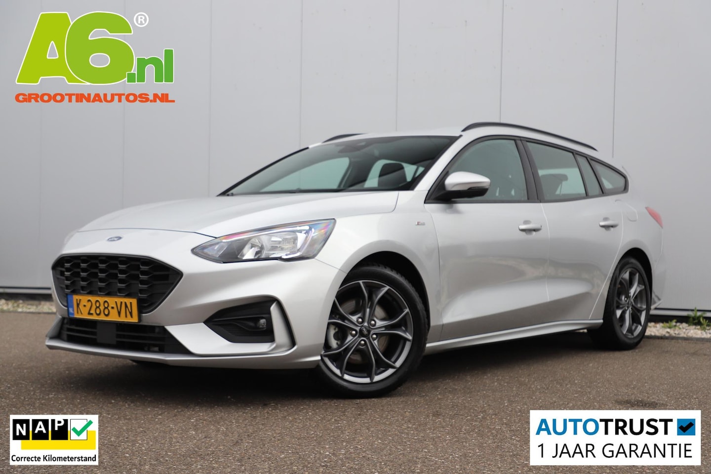 Ford Focus Wagon - 1.0 EcoBoost Hybrid ST Line Business Navigatie Achteruitrijcamera Carplay Adaptive Cruise - AutoWereld.nl