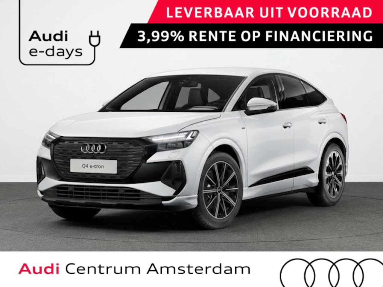 Audi Q4 Sportback e-tron - 45 S edition Competition 82 kWh 286 pk | Assistentiepakket plus | Trekhaak | Ambient licht - AutoWereld.nl