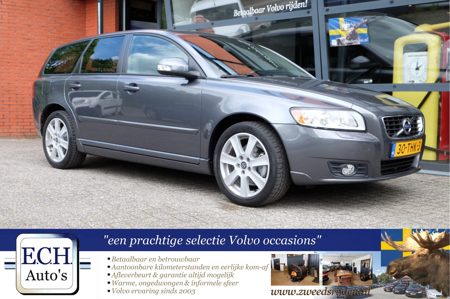 Volvo V50 - 2.0 Limited Edition 2.0 145 pk Limited Edition, Leer, Dealer-onderhouden - AutoWereld.nl