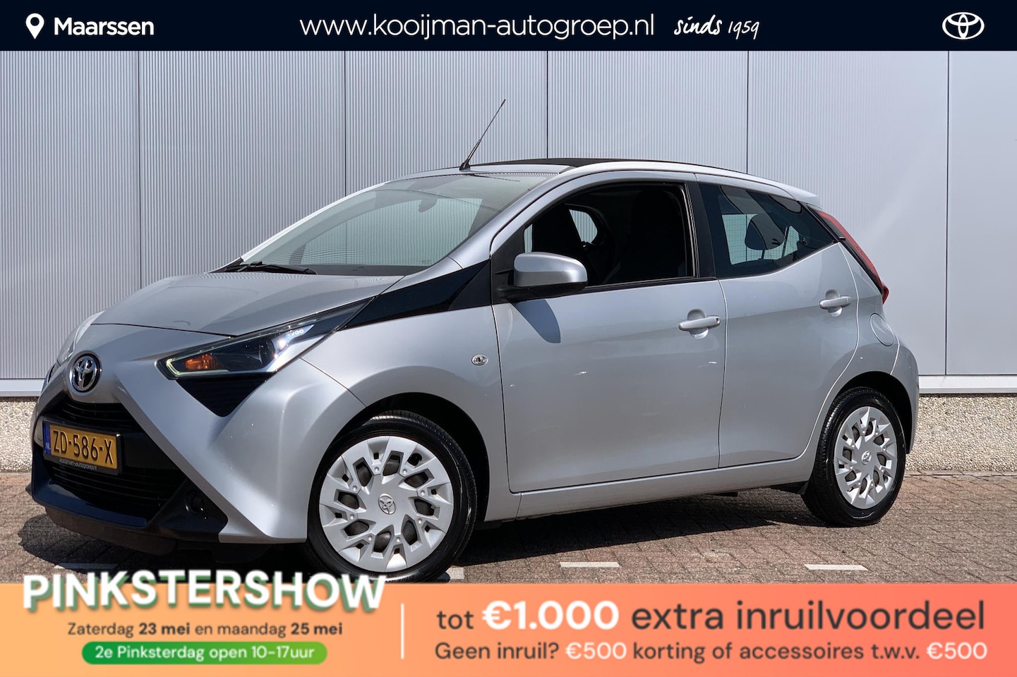 Toyota Aygo - 1.0 VVT-i x-play x-shift | Cabrio | Automaat | Camera | Airco | Navigatie - AutoWereld.nl