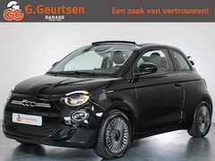 Fiat 500 C - Passion 42 kWh Cruise Control, Apple CarPlay/Android Auto, Navigatie, Zeer leuke cabrio in