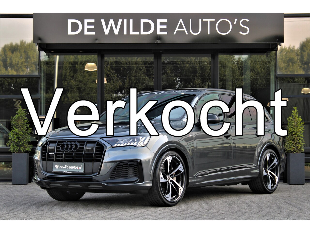Audi Q7 - 55 TFSI e quattro S-line 381pk Pano B&O Trekhaak Head-up ACC 360-camera - AutoWereld.nl