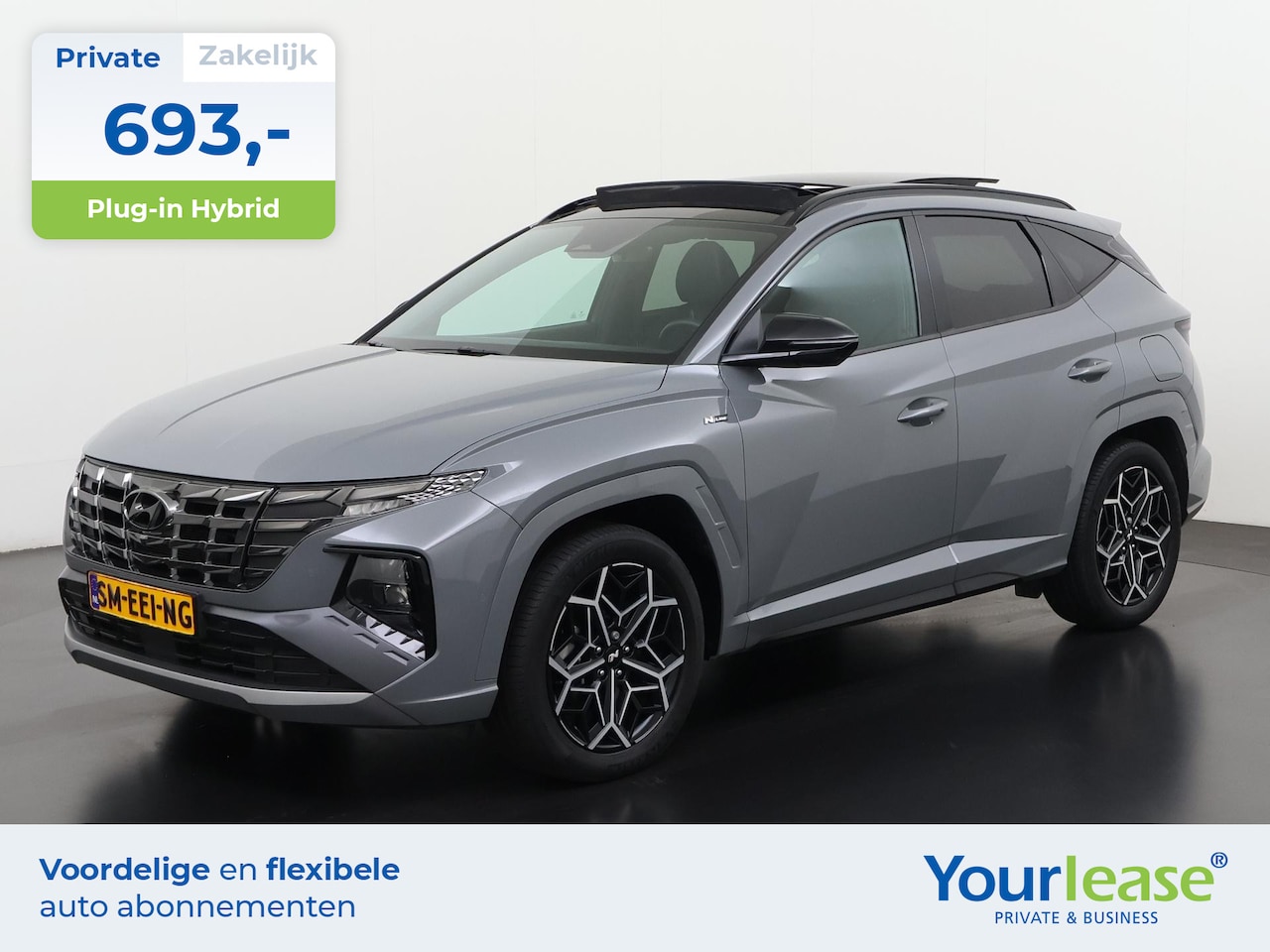 Hyundai Tucson - 1.6 T-GDI PHEV N Line Sky 4WD | All-in 693,- Private Lease | Direct uit voorraad - AutoWereld.nl
