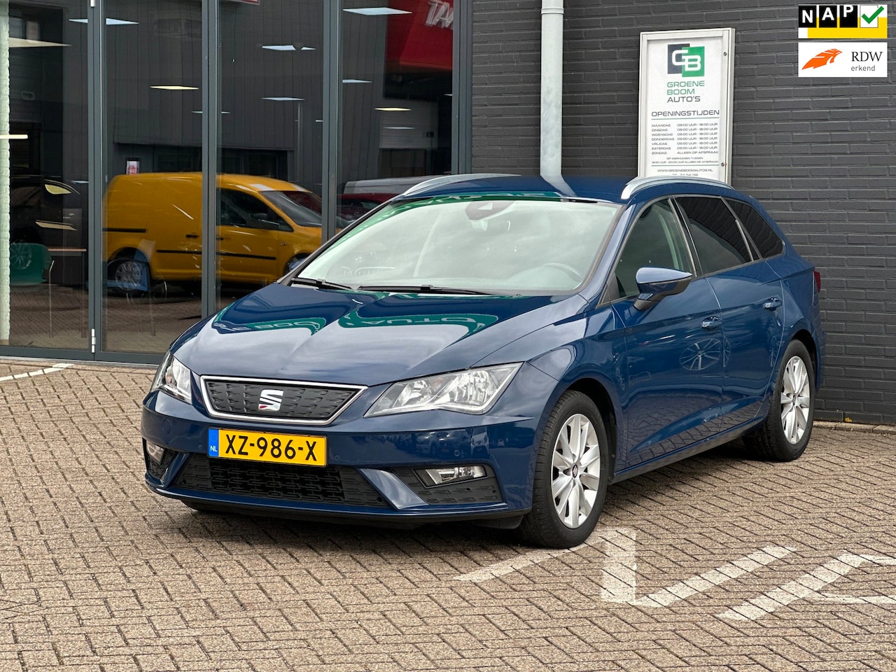 SEAT Leon ST - 1.0 EcoTSI Style Business Intense/1STE EIG/CARPLAY/NAVI/NL-AUTO NAP!! - AutoWereld.nl