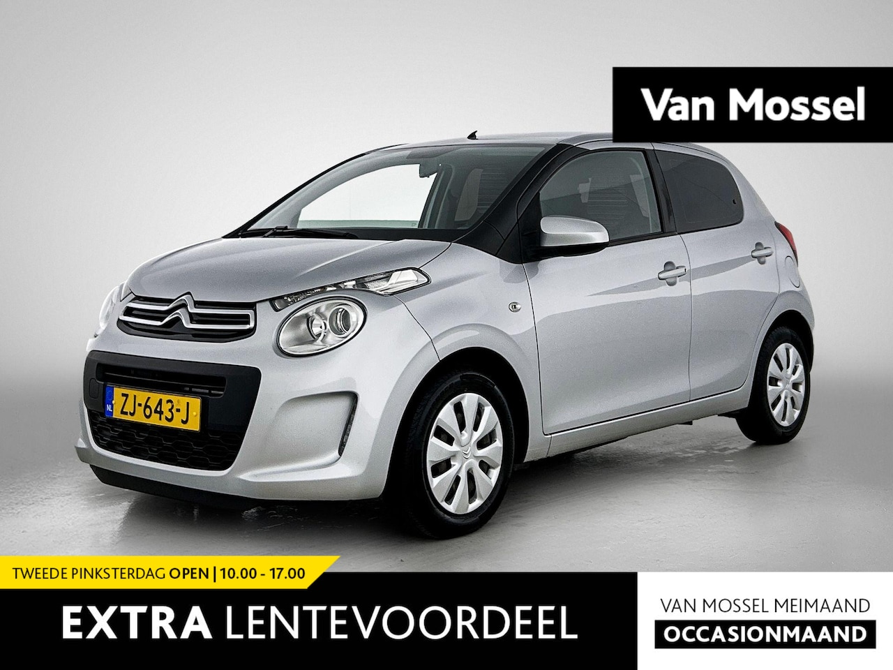 Citroën C1 - 1.0 VTi Feel | AIRCO | BLUETOOTH | ELEKTRISCHE RAMEN VOOR | MULTIFUNCTIONEEL STUURWIEL | - AutoWereld.nl