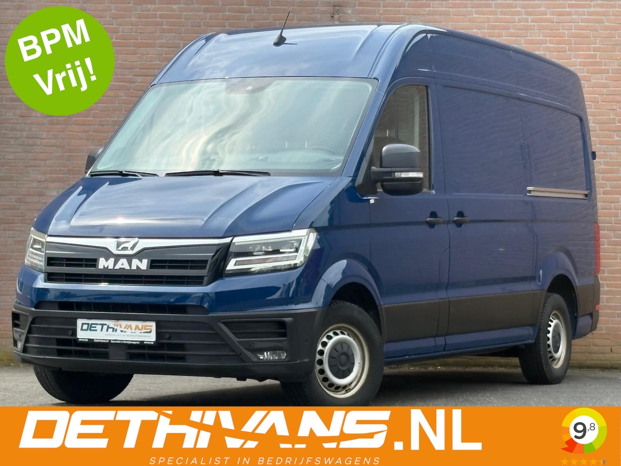 MAN TGE - 2.0 140PK DSG L3H3 / 2x Schuifdeur / Distronic / Carplay / Euro6 - AutoWereld.nl