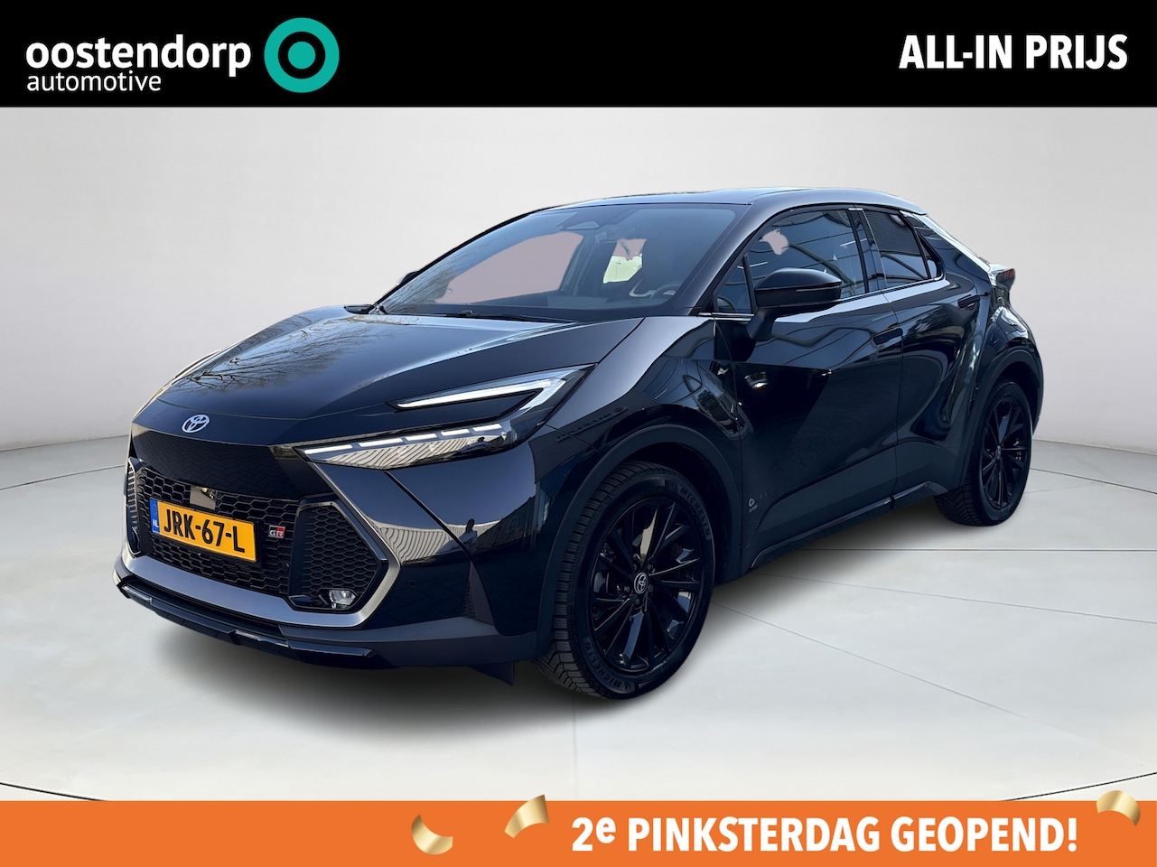Toyota C-HR - 2.0 Plug-in Hybrid 220 Black Edition **TWEEDE PINKSTERDAG GEOPEND/ GEHEUGENSTOEL/ DODEHOEK - AutoWereld.nl