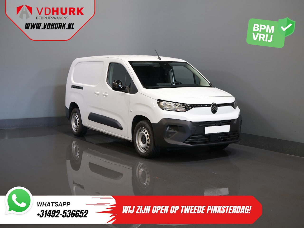 Peugeot Partner - (Citroen Berlingo) 1.5 HDi 100 pk L2 Carplay/ Stoelverw./ 3Pers./ Virtual Cockpit/ Climate - AutoWereld.nl