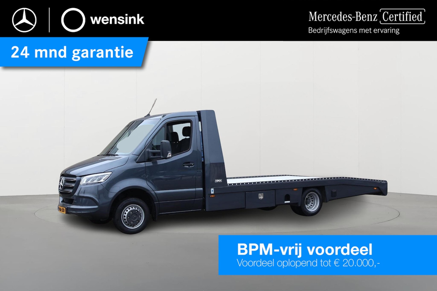 Mercedes-Benz Sprinter - 519 CDI | Aut. | L3 | Tijhof | INCL. Aanhangwagen | Stoelverwarming | 3 zits | Dodehoekass - AutoWereld.nl
