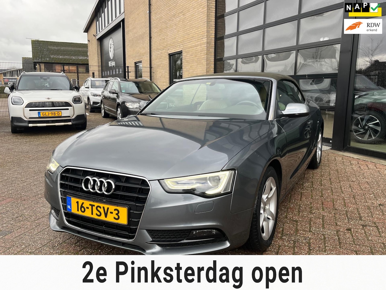Audi A5 Cabriolet - TFSI Pro Line, Leer, Xenon, Automaat - AutoWereld.nl