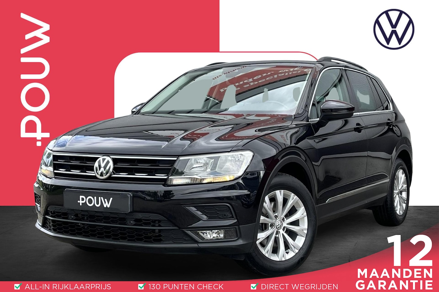 Volkswagen Tiguan - 1.5 TSI 130pk Comfortline | Trekhaak | Adaptive Cruise | Navigatie - AutoWereld.nl