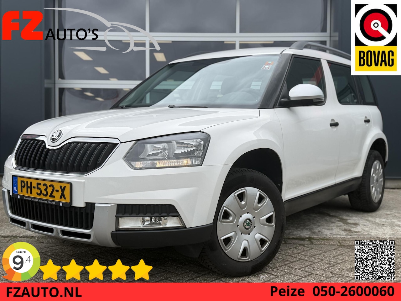 Skoda Yeti - 1.2 TSI Active - Airco - Radio - Trekhaak - AutoWereld.nl