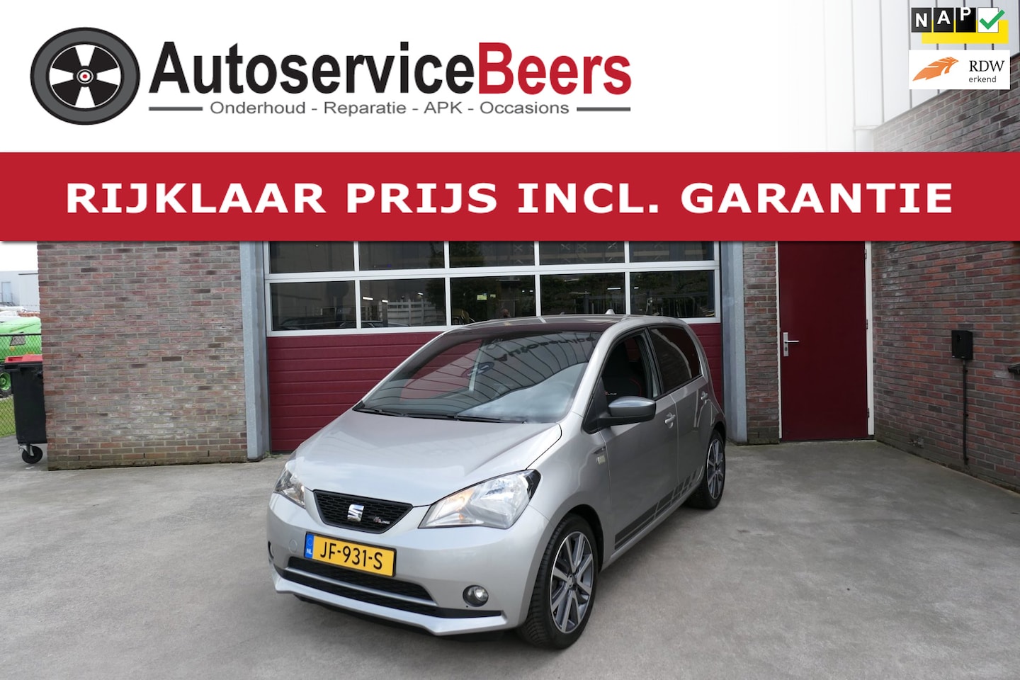 SEAT Mii - 1.0 FR Connect 1.0 FR Connect, Zeer mooi uitgevoerd, Airco, Navigatie, Trekhaak, Rijklaarprijs incl. gara - AutoWereld.nl