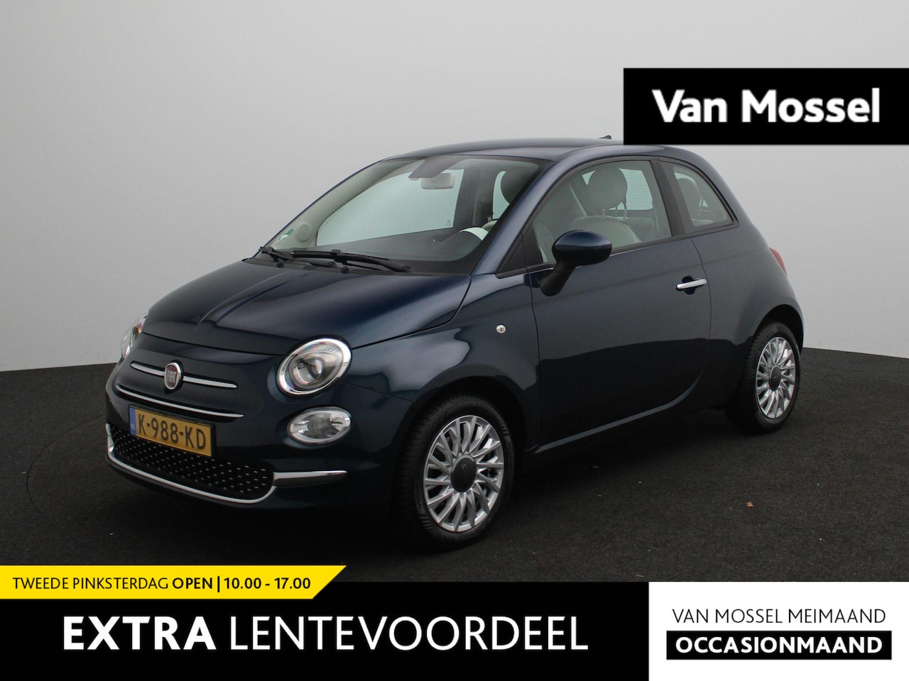 Fiat 500 - 1.0 Hybrid Lounge | Apple Carplay/Android Auto | Airconditioning | Parkeersensoren | Licht - AutoWereld.nl