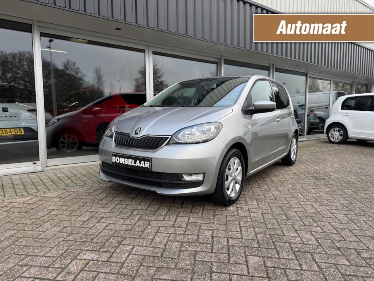 Skoda Citigo - 1.0 Greentech Ambition - Automaat NL Auto 14inch LMV Bluetooth - AutoWereld.nl
