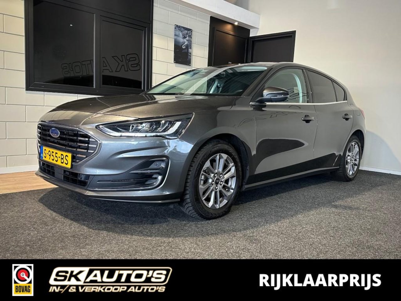 Ford Focus - 1.0 EBH TITANIUM l NAP l 125PK l LED l CARPLAY l PDC l GROOT SCHERM l - AutoWereld.nl