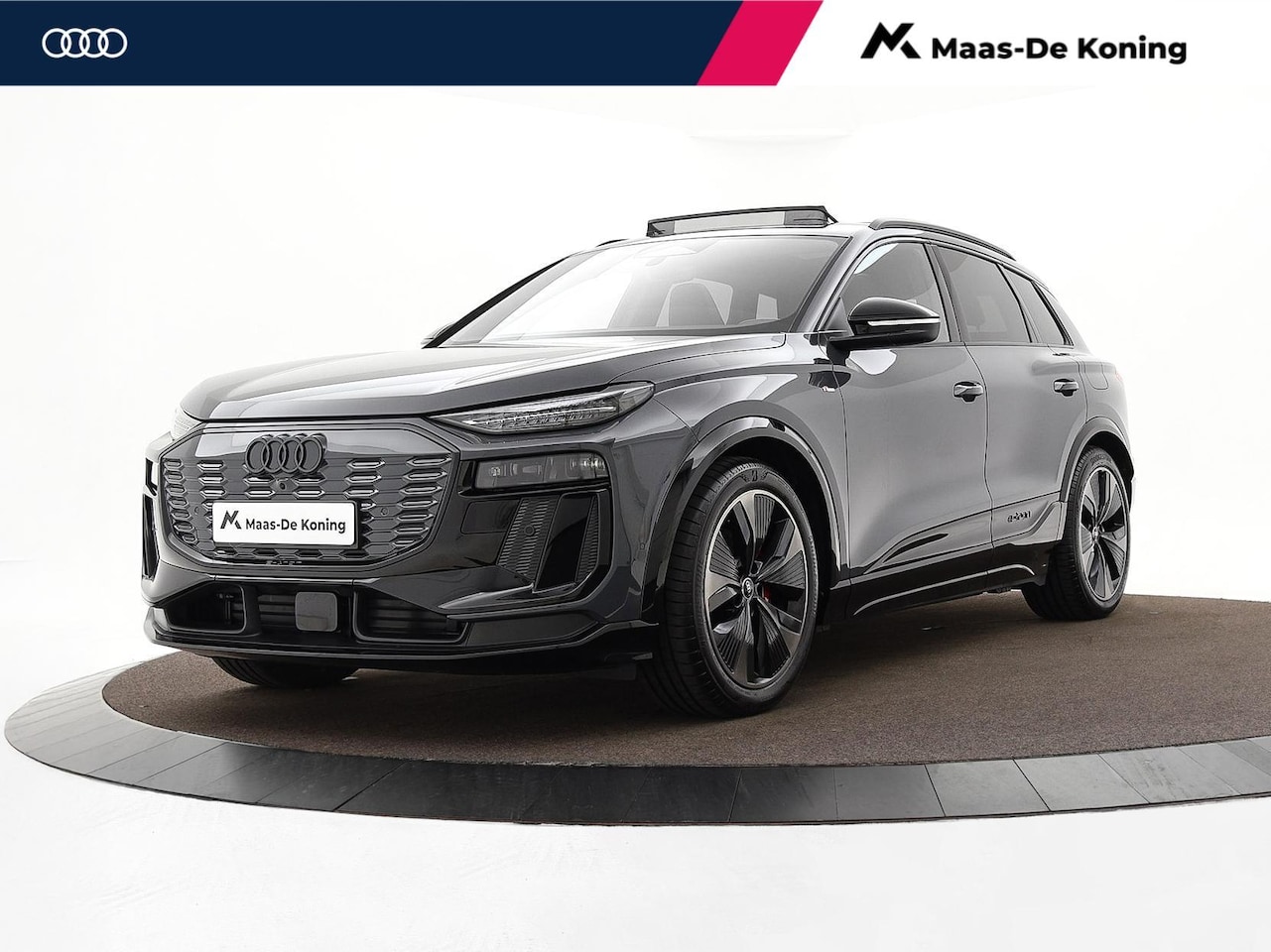 Audi Q6 e-tron - 252pk S edition 83 kWh · SOH 97,5% · Panoramadak · Leder · 360 Camera · Luchtvering · Wegk - AutoWereld.nl