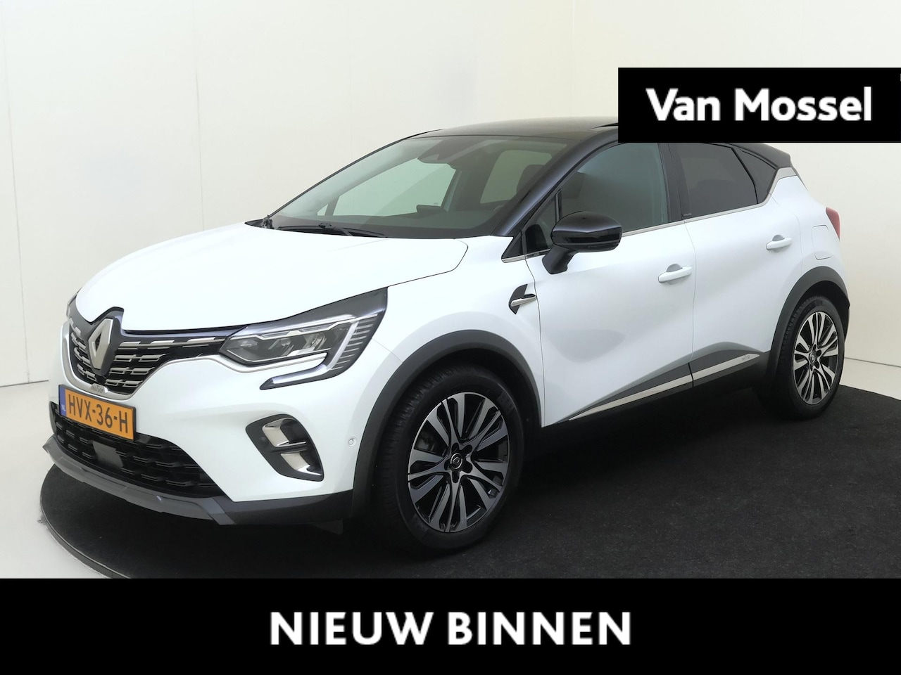Renault Captur - 1.6 E-Tech Plug-in Hybrid 160 Initiale Paris | Panoramadak | Lichtmetalen velgen | Lederen - AutoWereld.nl