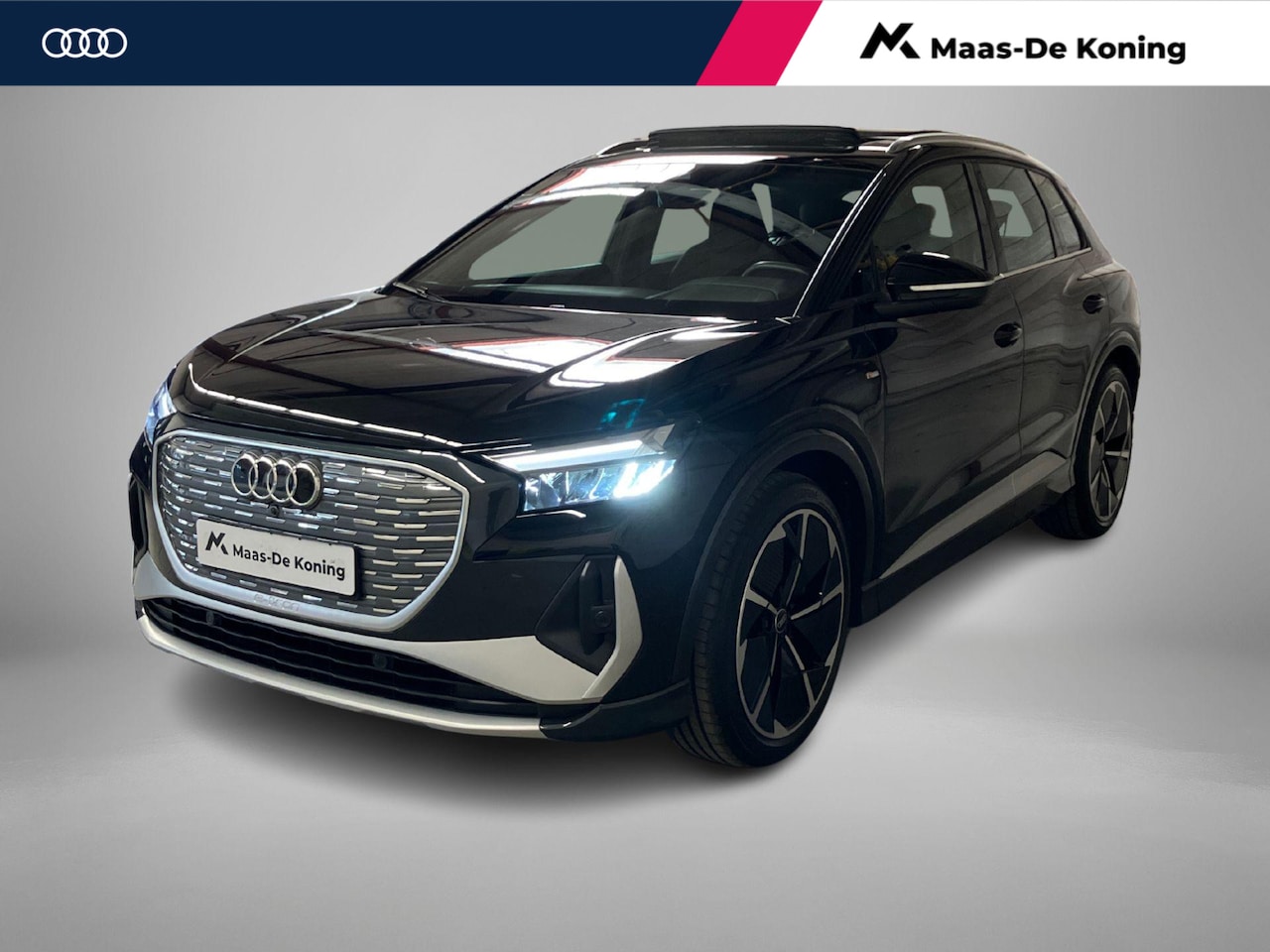 Audi Q4 e-tron - 40 S Line 82Kwh 150kW/204PK S line Panoramadak · Trekhaak · Apple/Android Car Play · Stoel - AutoWereld.nl
