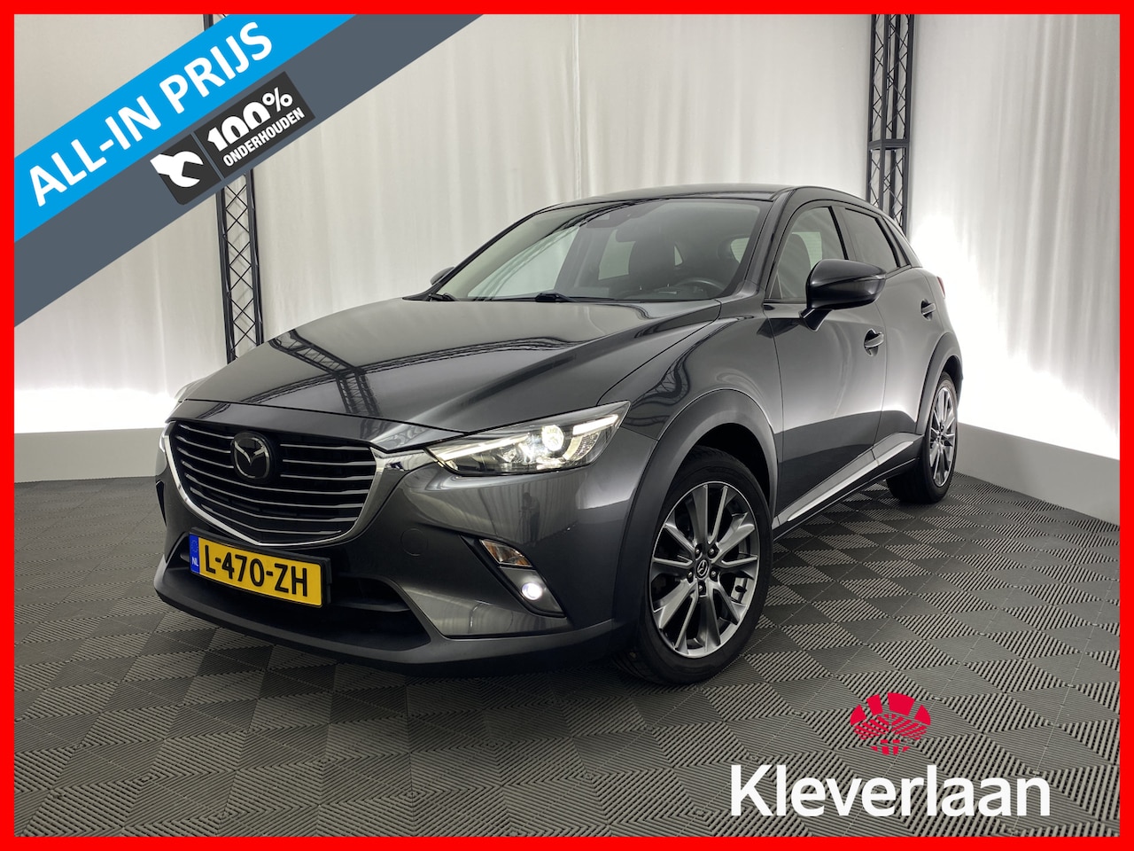 Mazda CX-3 - 2.0 SkyActiv-G 150 GT-M 4WD Automaat | Trekhaak | HUD | Memory Stoel | Navi | BOSE | Leder - AutoWereld.nl
