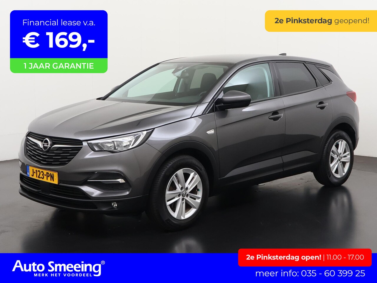 Opel Grandland X - 1.2 Turbo Business + | Trekhaak | Navigatie | Carplay | Parkeersensor | Zondag Open! - AutoWereld.nl