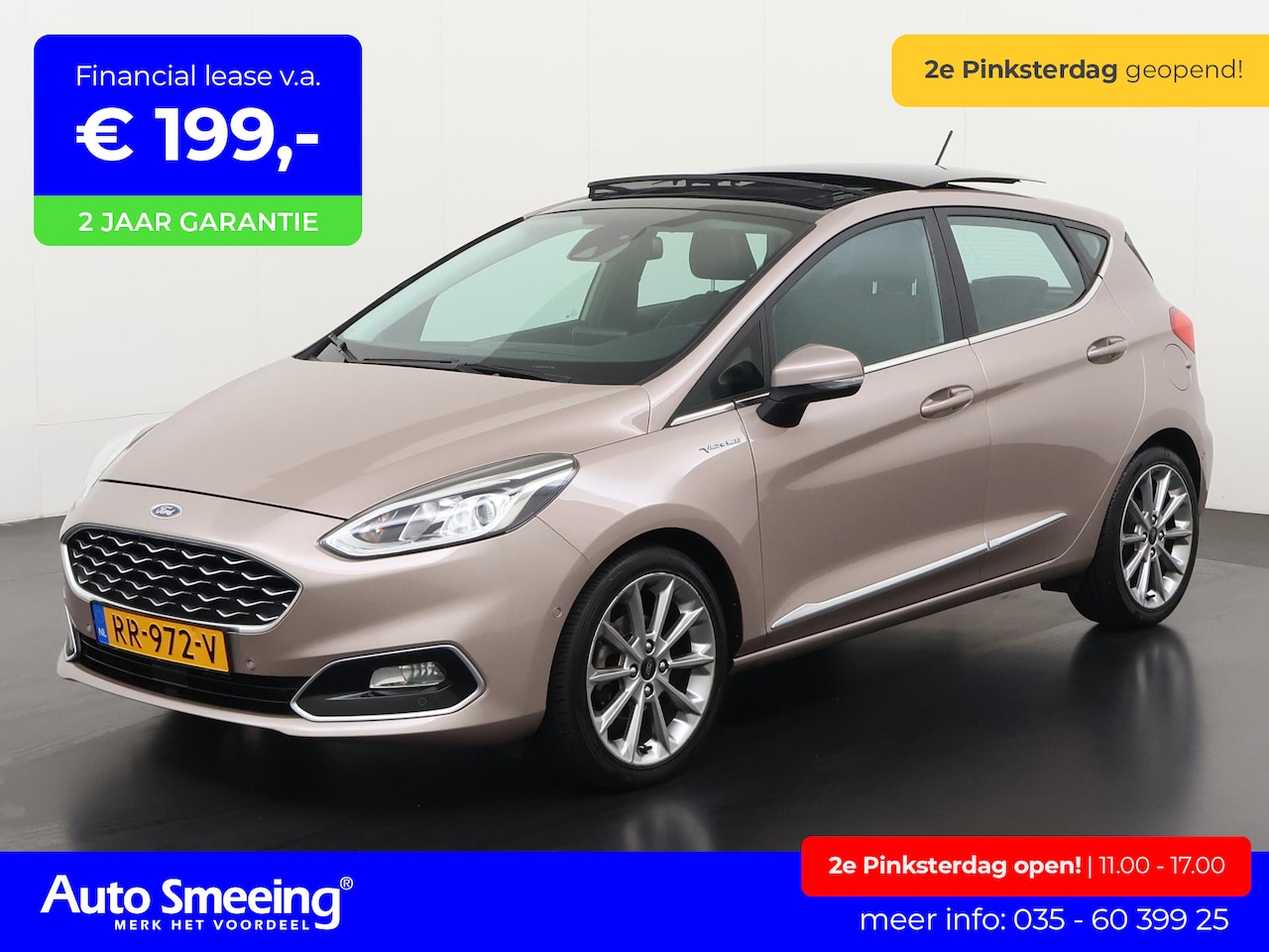 Ford Fiesta - 1.0 EcoBoost Vignale | Panoramadak | Stoel/Stuurverwarming | Camera | Zondag Open! - AutoWereld.nl