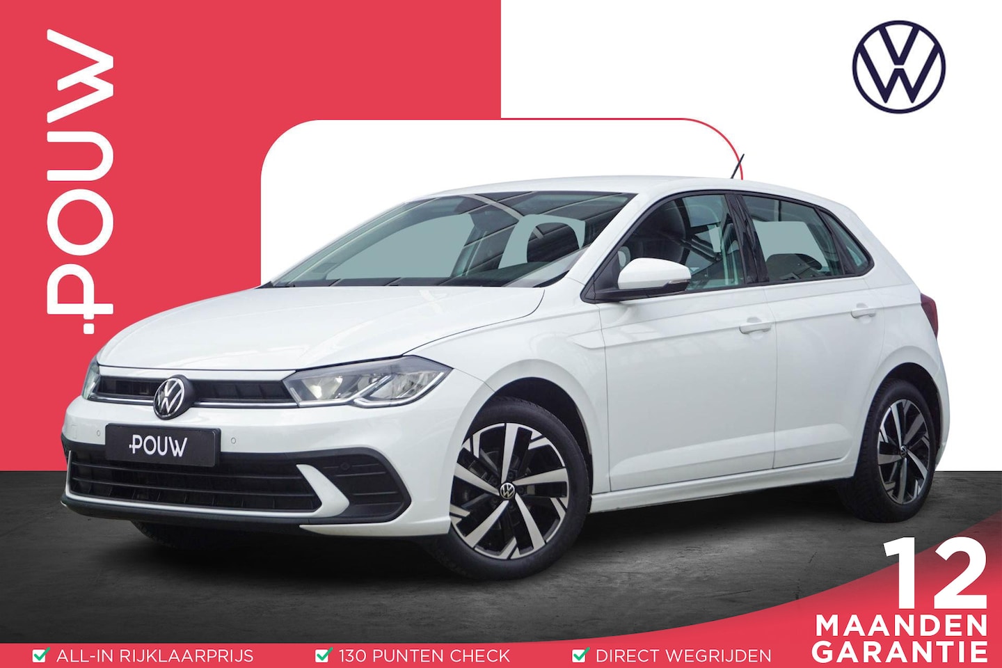 Volkswagen Polo - 1.0 TSI 95pk DSG Life | Apple Carplay & Android Auto | Parkeersensoren | 16" Velgen - AutoWereld.nl