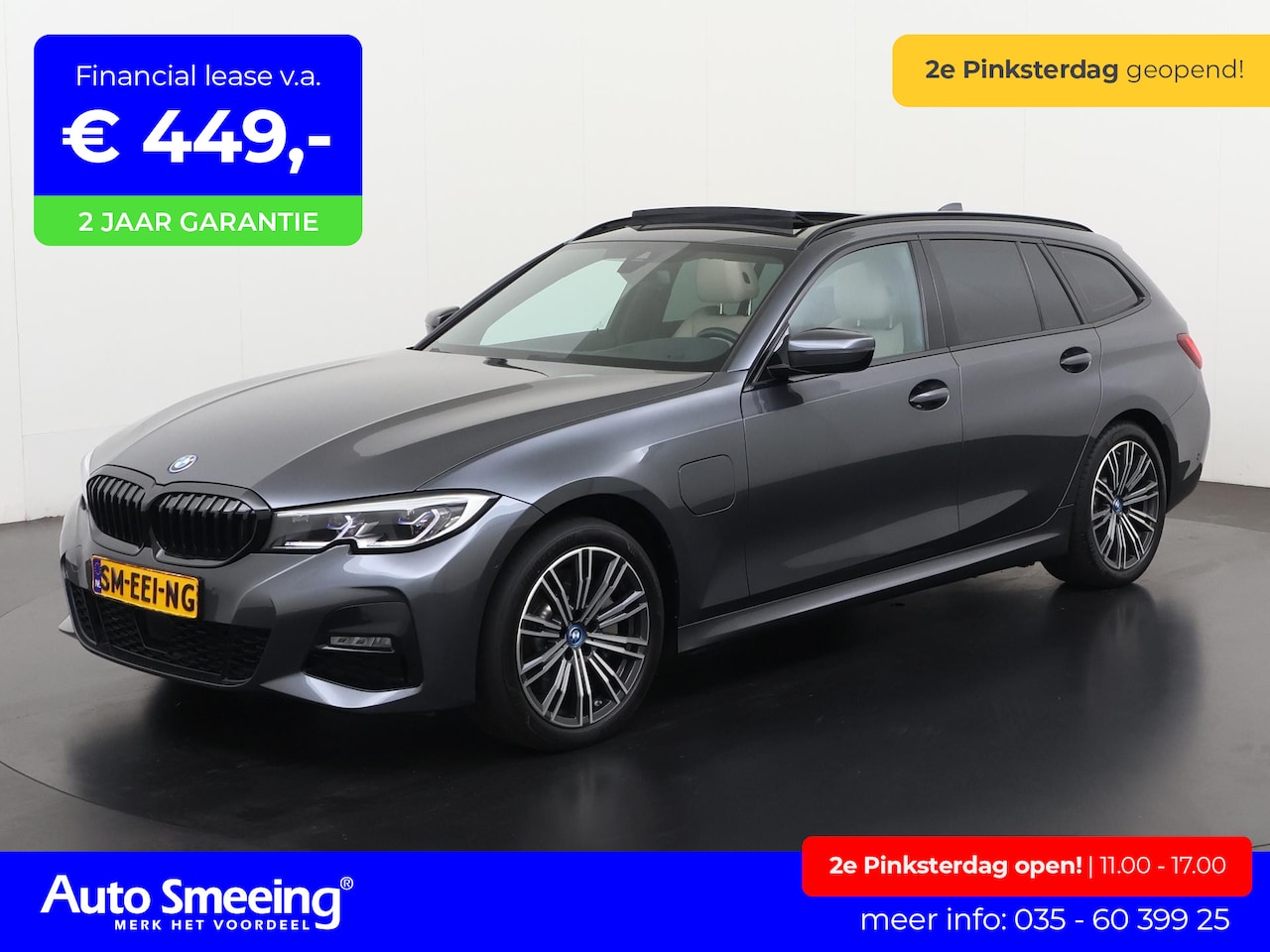 BMW 3-serie Touring - 330e xDrive M Sport Shadow | Panoramadak | Adaptief M Onderstel | Head-Up | Zondag Open! - AutoWereld.nl