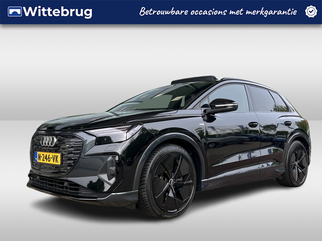 Audi Q4 e-tron - 50 quattro Launch edition S Competition 77 kWh / Dinamica Leder / Stoelverwarming / 21 Inc - AutoWereld.nl