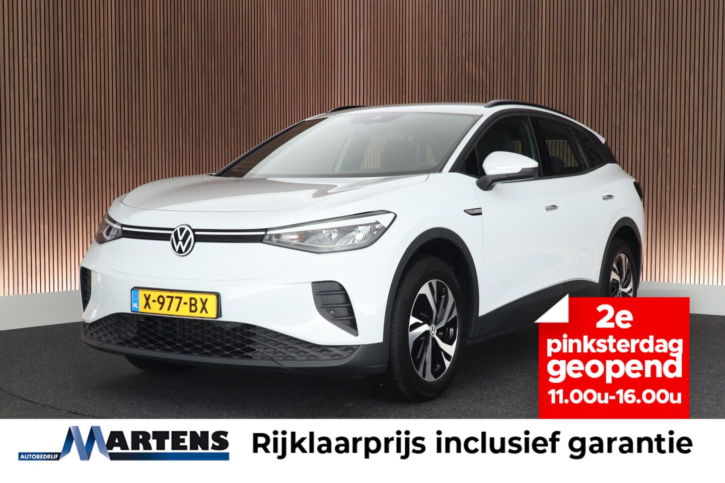 Volkswagen ID.4 - Pure 52 kWh SOH 92% Trekhaak Navigatie Parkeersensoren Adaptive Cruise Apple CarPlay/Andro - AutoWereld.nl