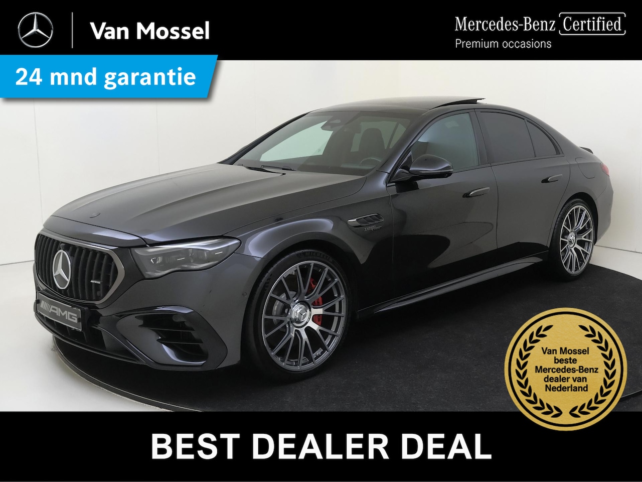 Mercedes-Benz E-klasse - AMG 53 4MATIC+ / Panoramadak/ Night 1+2/ DYNAMIC Plus/ Superscreen/ Carbon stuur + exterie - AutoWereld.nl